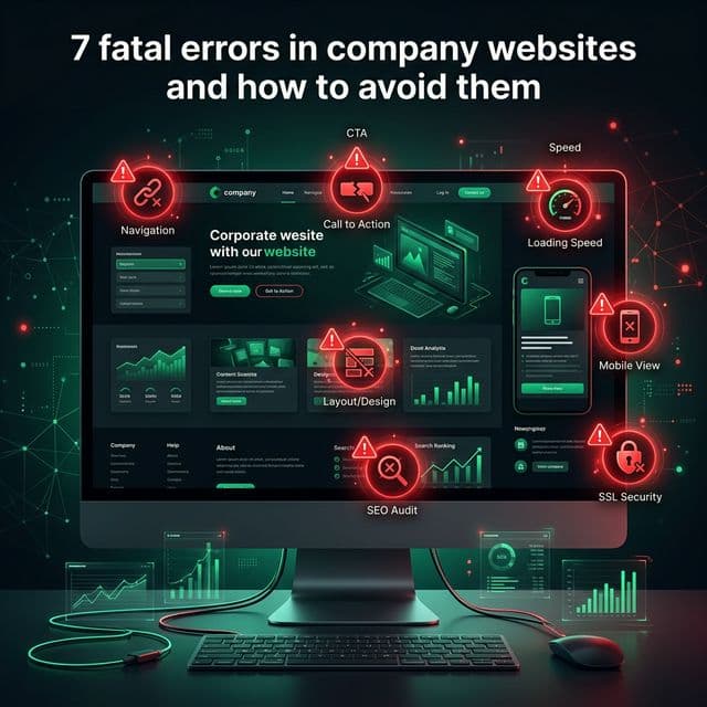 Os 7 Erros Fatais em Sites de Empresas (E Como Evitar Cada Um)