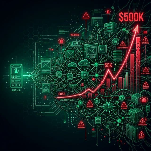Por Que o Seu 'MVP de R$ 5k' Vai Te Custar R$ 500k em 2026