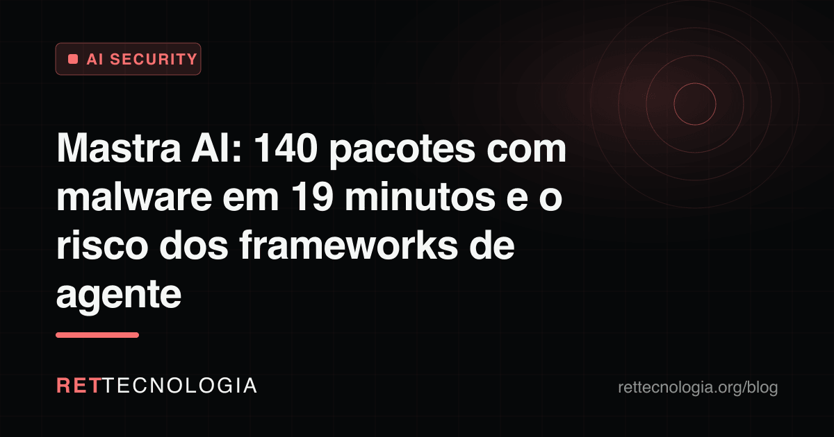 Mastra AI: 140 malware packages in 19 minutes and the risk of agent frameworks