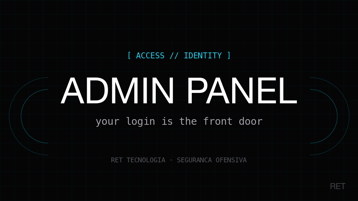 Your admin panel is your Civil Defense — and it probably has the same hole