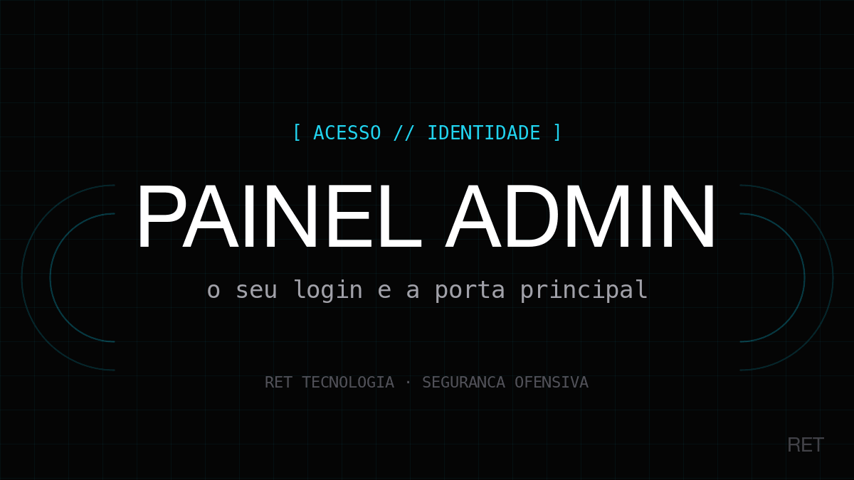 Seu painel admin é o seu Defesa Civil — e provavelmente tem o mesmo buraco